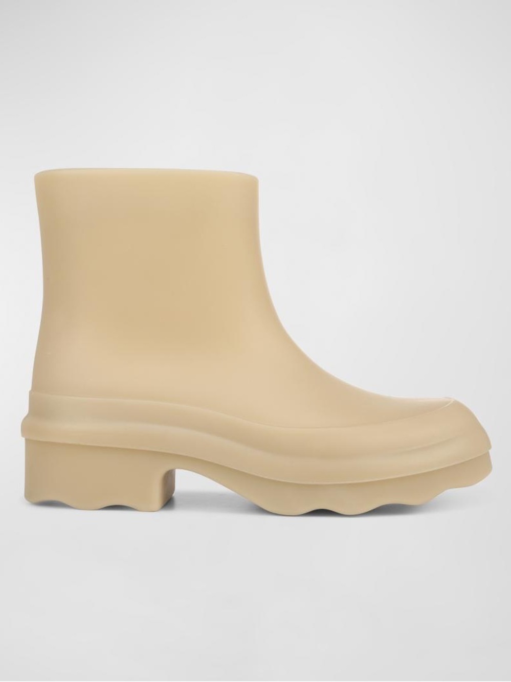 Vince Cream NIA Rubber Chelsea Rain Boots - Women's Slip-On Style